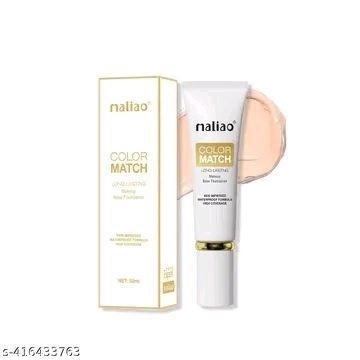 Maliao Color Match Long Lasting Makeup Base Foundation White Ivory Foundation