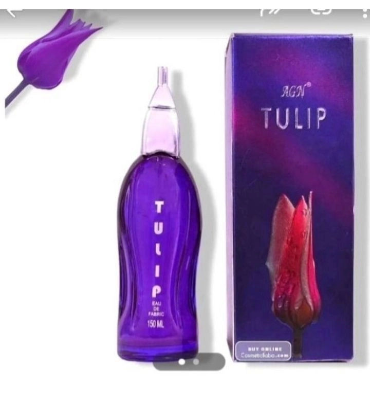 AGN Tulip Eau De Fabric Apparel Perfume 30ml - Long-Lasting Floral Fragrance for Clothes with Premium Tulip Flower Notes