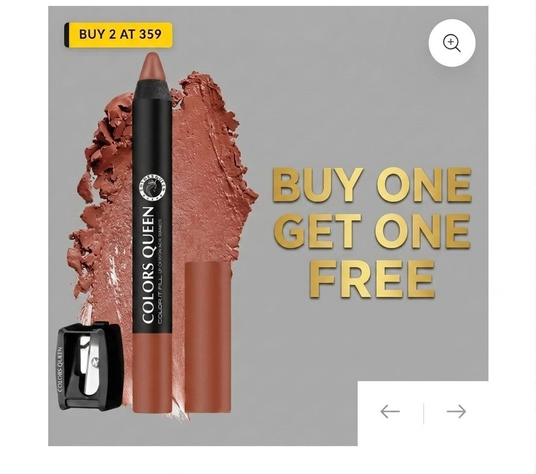 Color Queen long lasting nude  lipistik  shad no.6 (pack of 2)