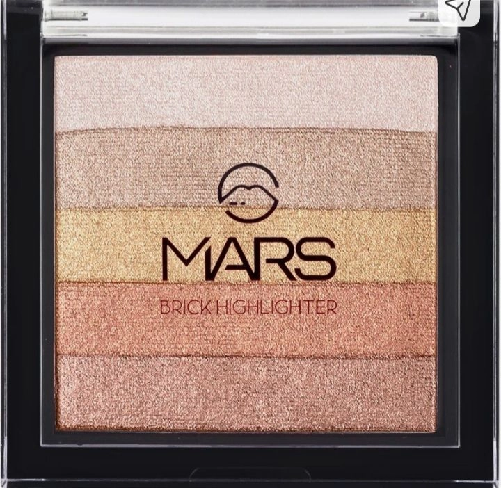 MARS 5 Shades In 1 Brick Highlighter Palette (10g) 1