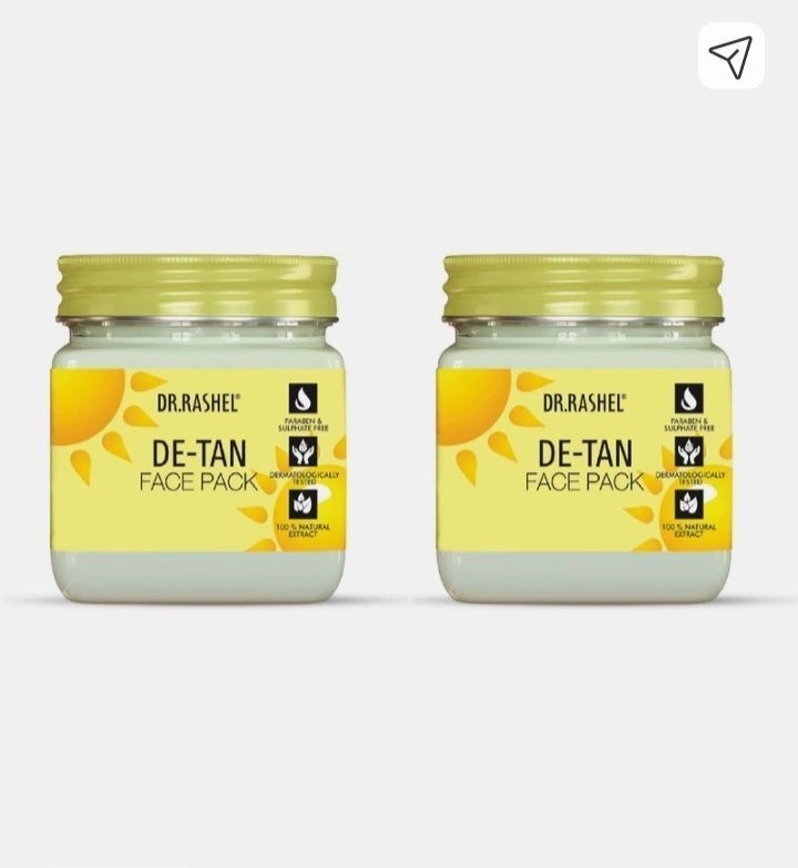 Dr. Rashel De-Tan Face Pack (Pack of 2 - 380 ml Each)