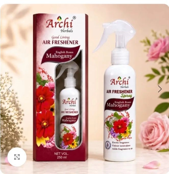Archi Herbals Good Living Air Freshener Spray - English Roses Mahogany (250 ml)