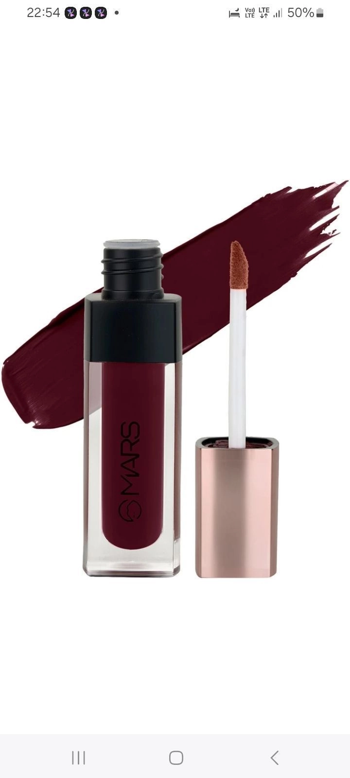 MARS Popstar Non-Drying Liquid Mousse Lipstick for Women | Matte Finish, Lightweight & Transferproof | Long Lasting Lip Color Up to 12 Hours (6ml)