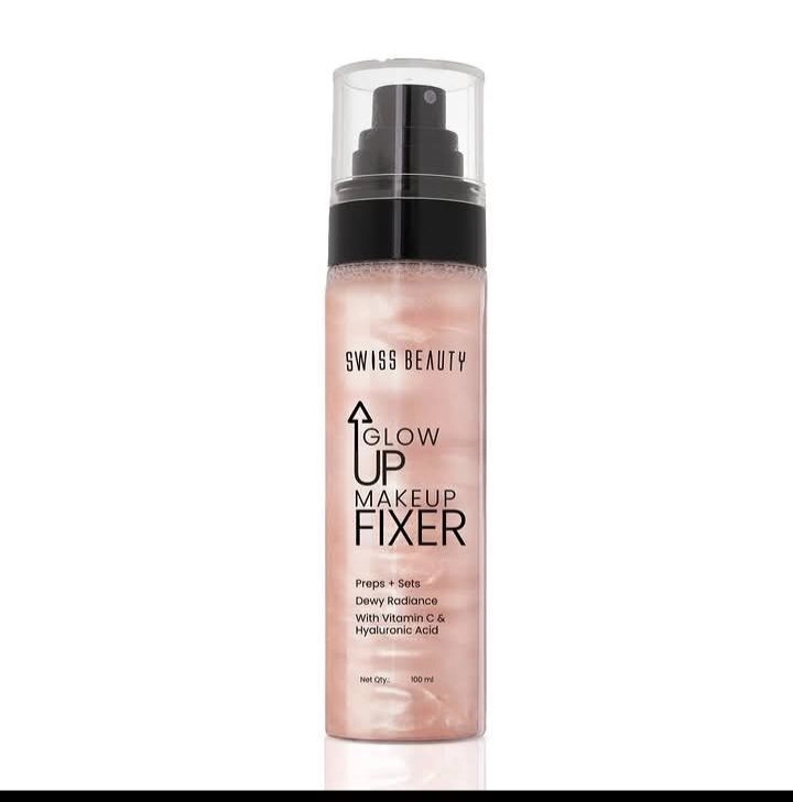 Swiss Beauty Glow Up Makeup Fixer & Hydrating Primer 100ml – Best for Long-Lasting Makeup & Hydration 2