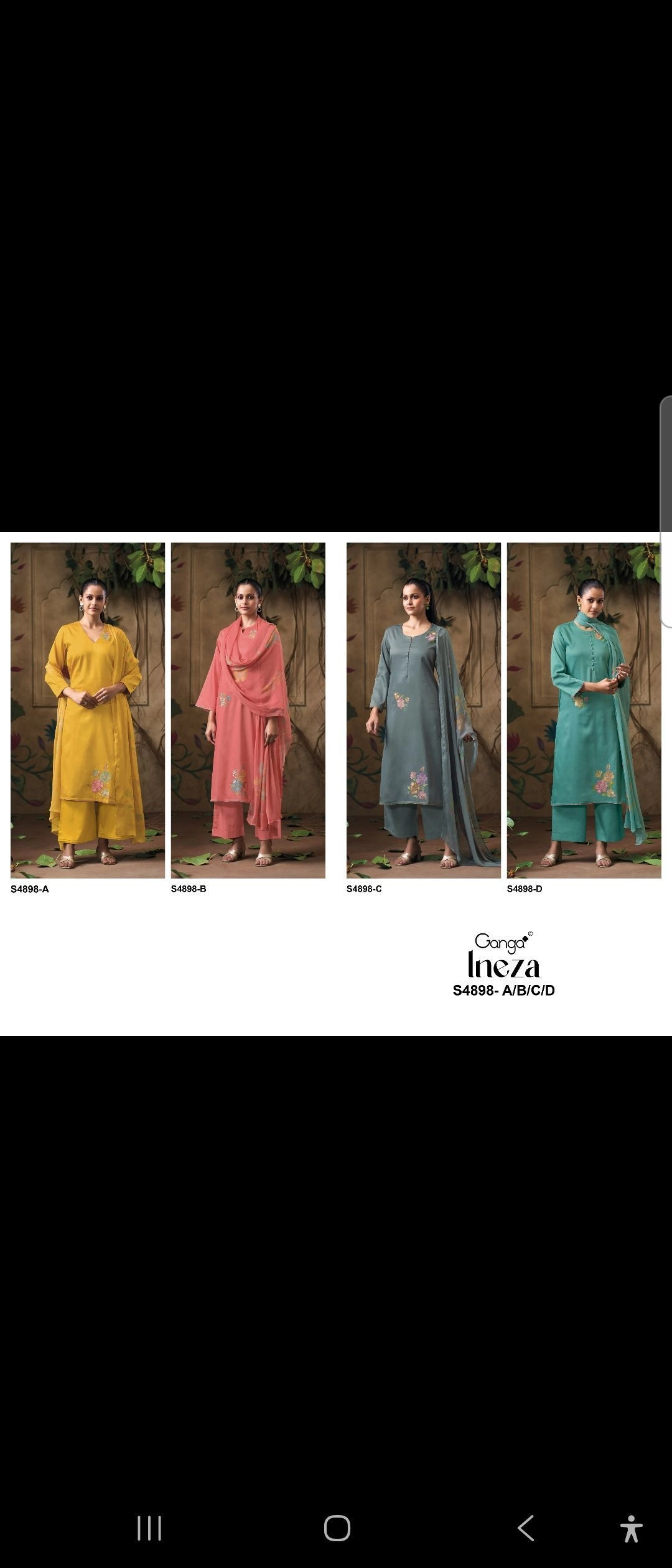 Ganga Ineza S4898 (Rs.1560 per piece: total 4 piece) 6