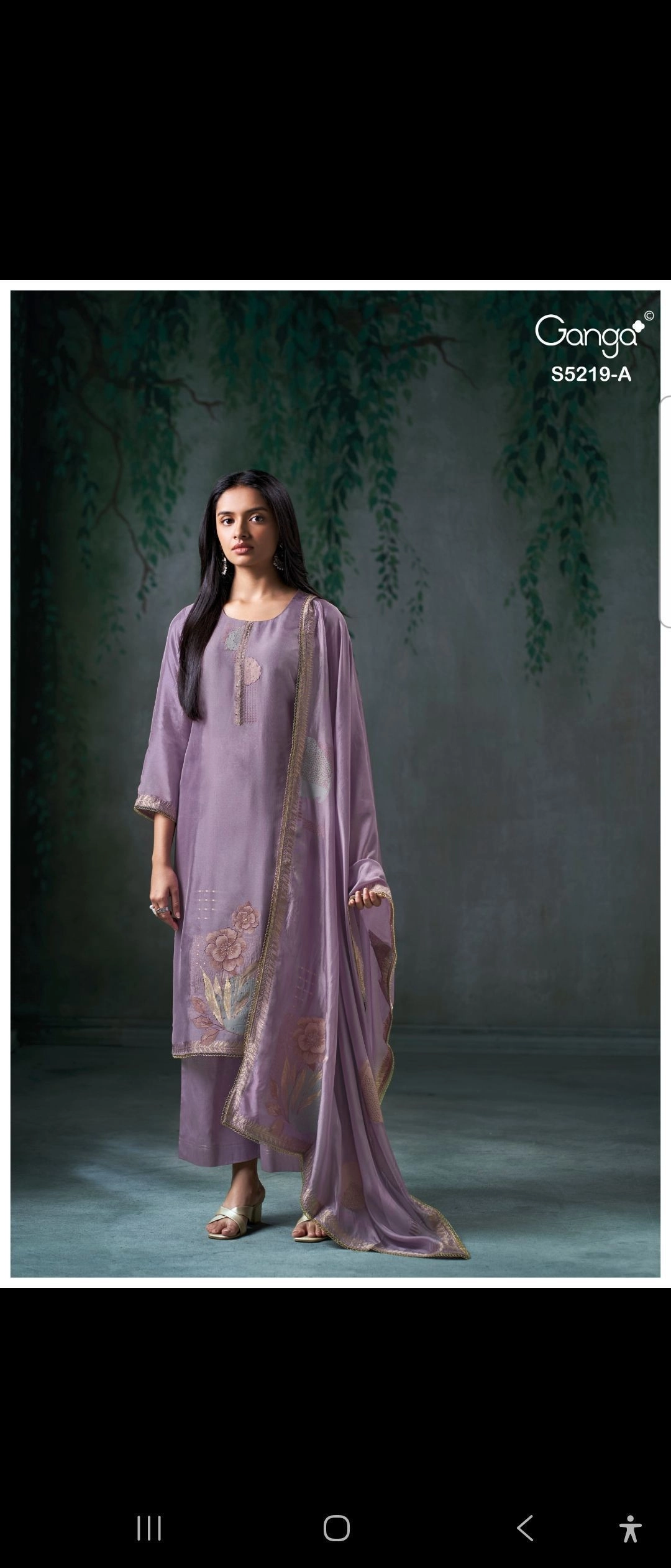 Ganga Jeeshka S5219 (Rs.2165 per piece: total 6 piece)