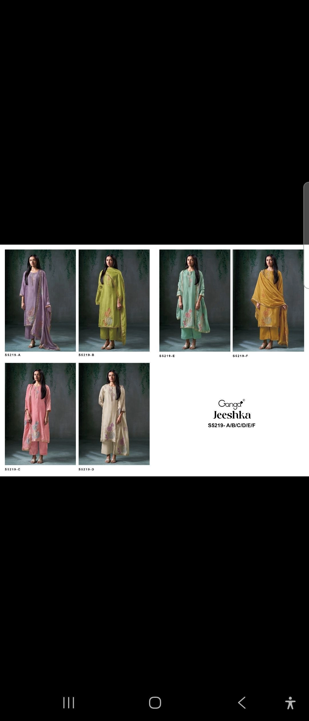 Ganga Jeeshka S5219 (Rs.2165 per piece: total 6 piece) 3