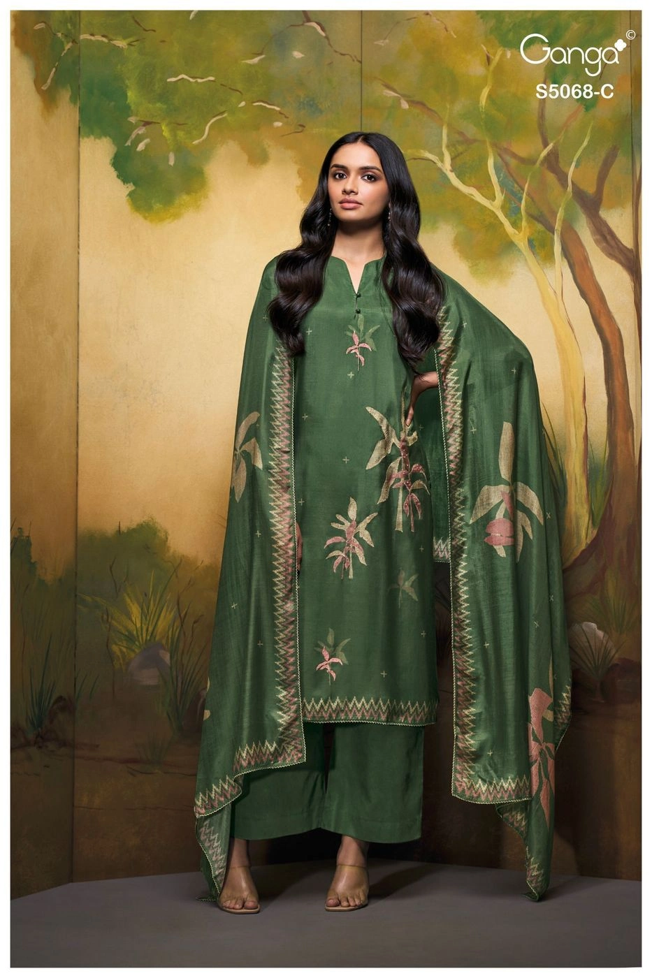 Ganga Nylah S5068 (Rs.2090 per piece:total 4 piece) 1