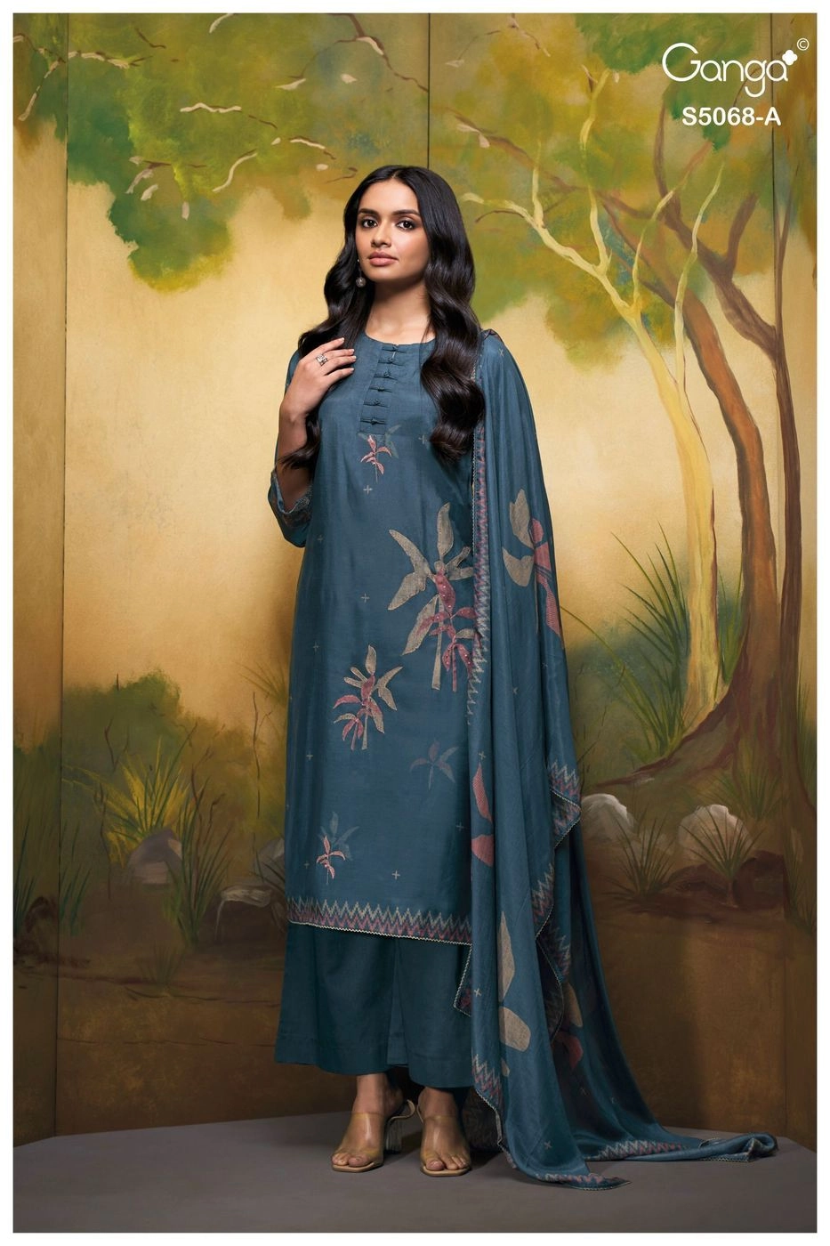 Ganga Nylah S5068 (Rs.2090 per piece:total 4 piece) 2