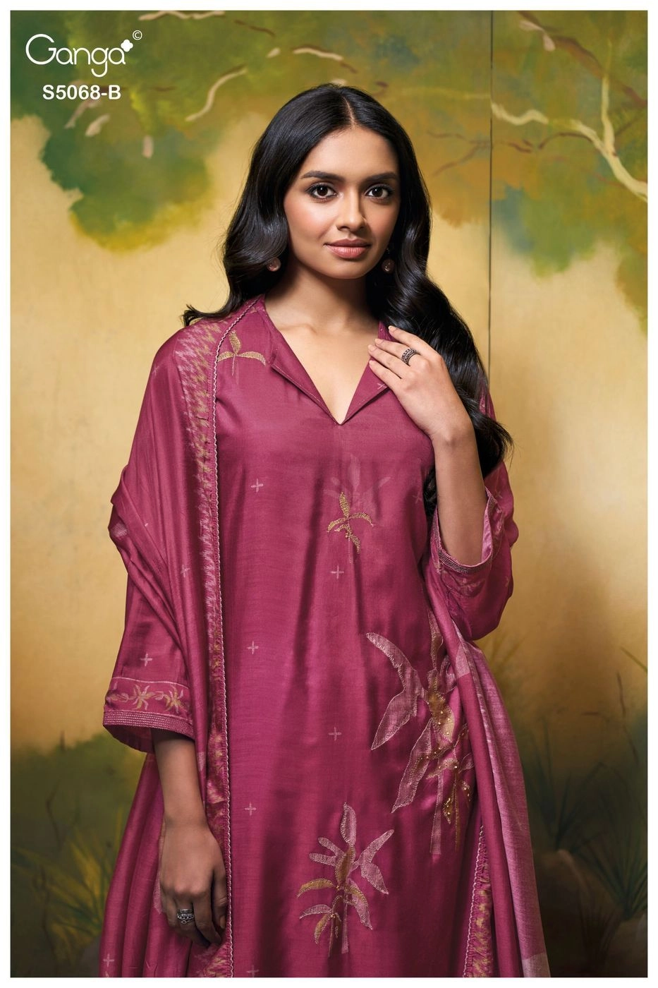 Ganga Nylah S5068 (Rs.2090 per piece:total 4 piece) 5