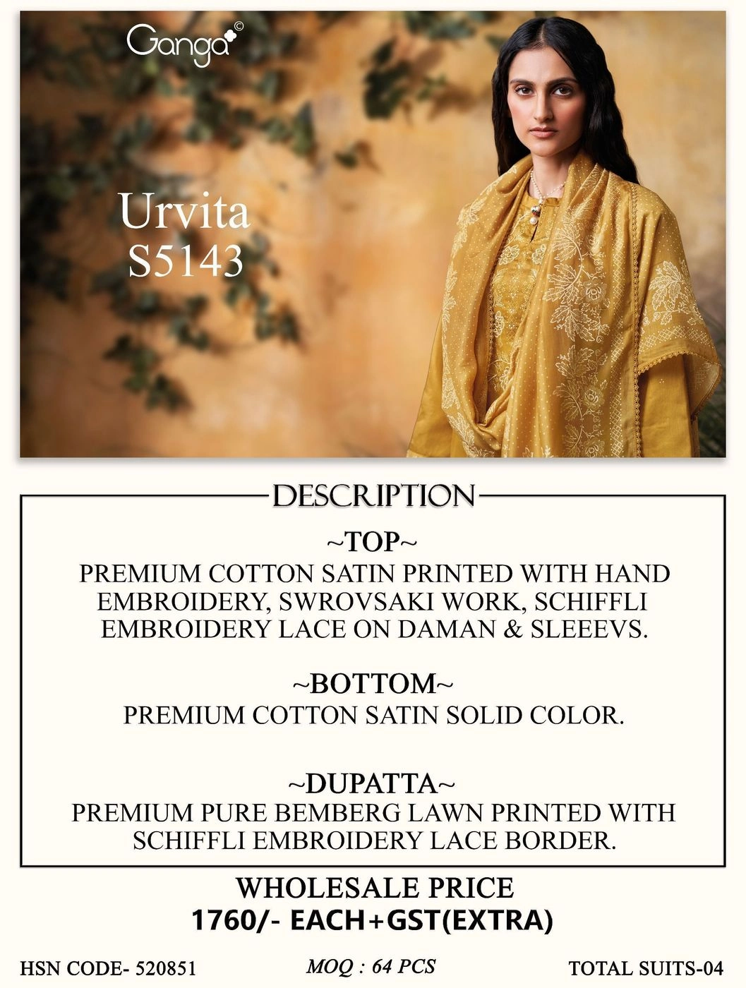 Ganga-urvita S5143(Rs.1760 per piece: total 4 piece) 7