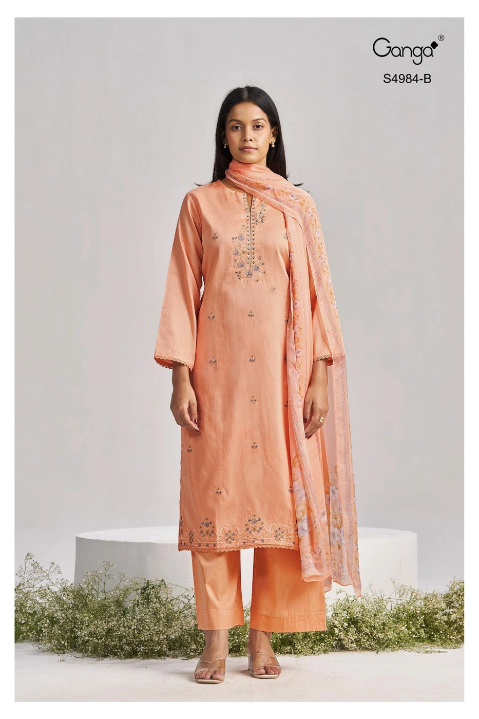 Ganga-Lishka S4984(Rs.1560 per piece: total 3 piece) 8