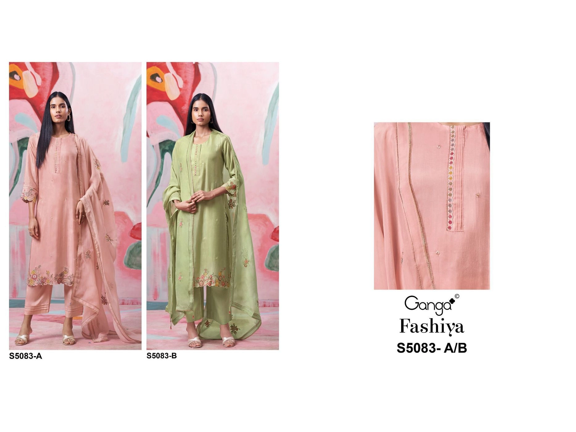 Ganga-Fashiya S5083(Rs.2795 per piece: total 2 piece) 6