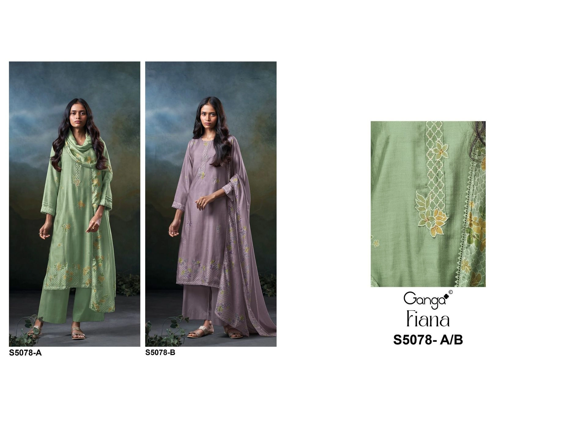 Ganga-Fiana S5078(Rs.2090 per piece: total 2 piece) 4