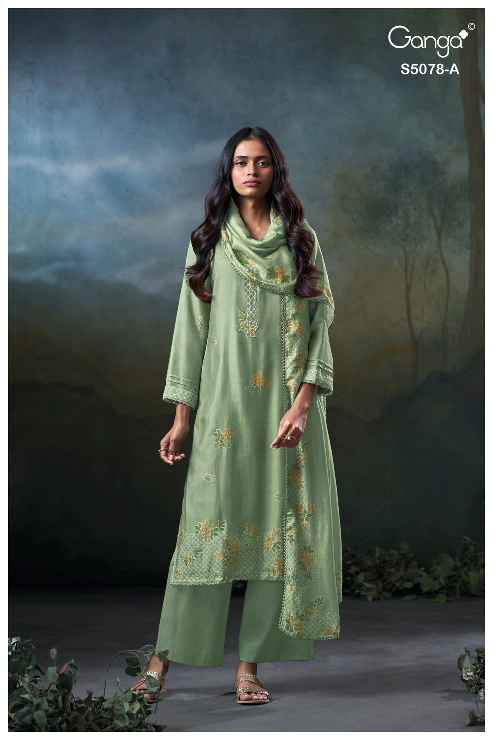 Ganga-Fiana S5078(Rs.2090 per piece: total 2 piece) 5