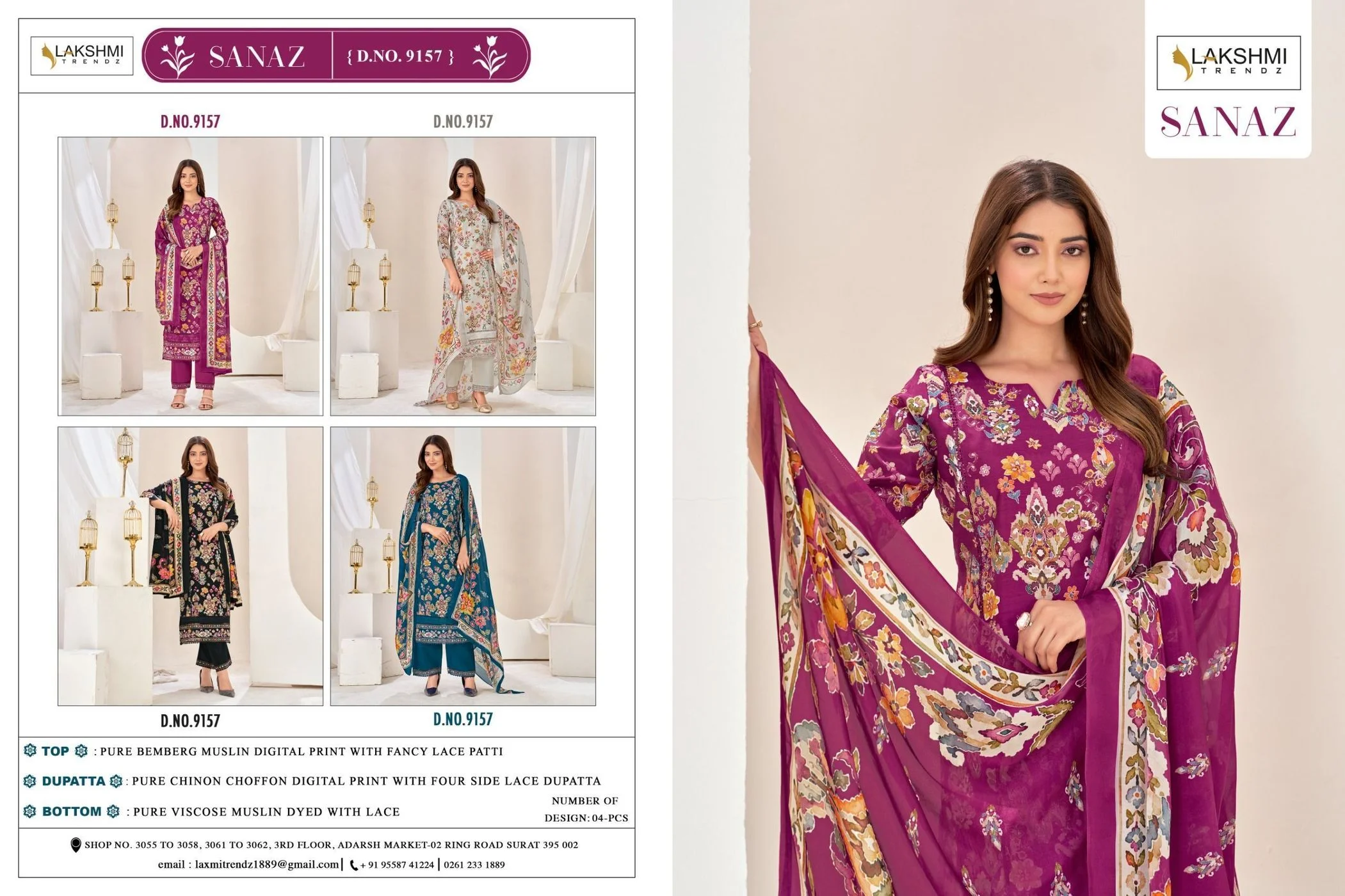Lakshmi Trendz-Sanaz(Rs.1745 per piece:total 4 piece) 6