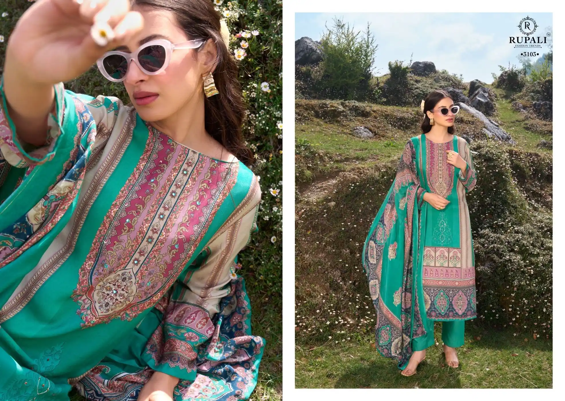 Rupali- Saaz Dash(Rs.1395 per piece:total 4 piece) 2