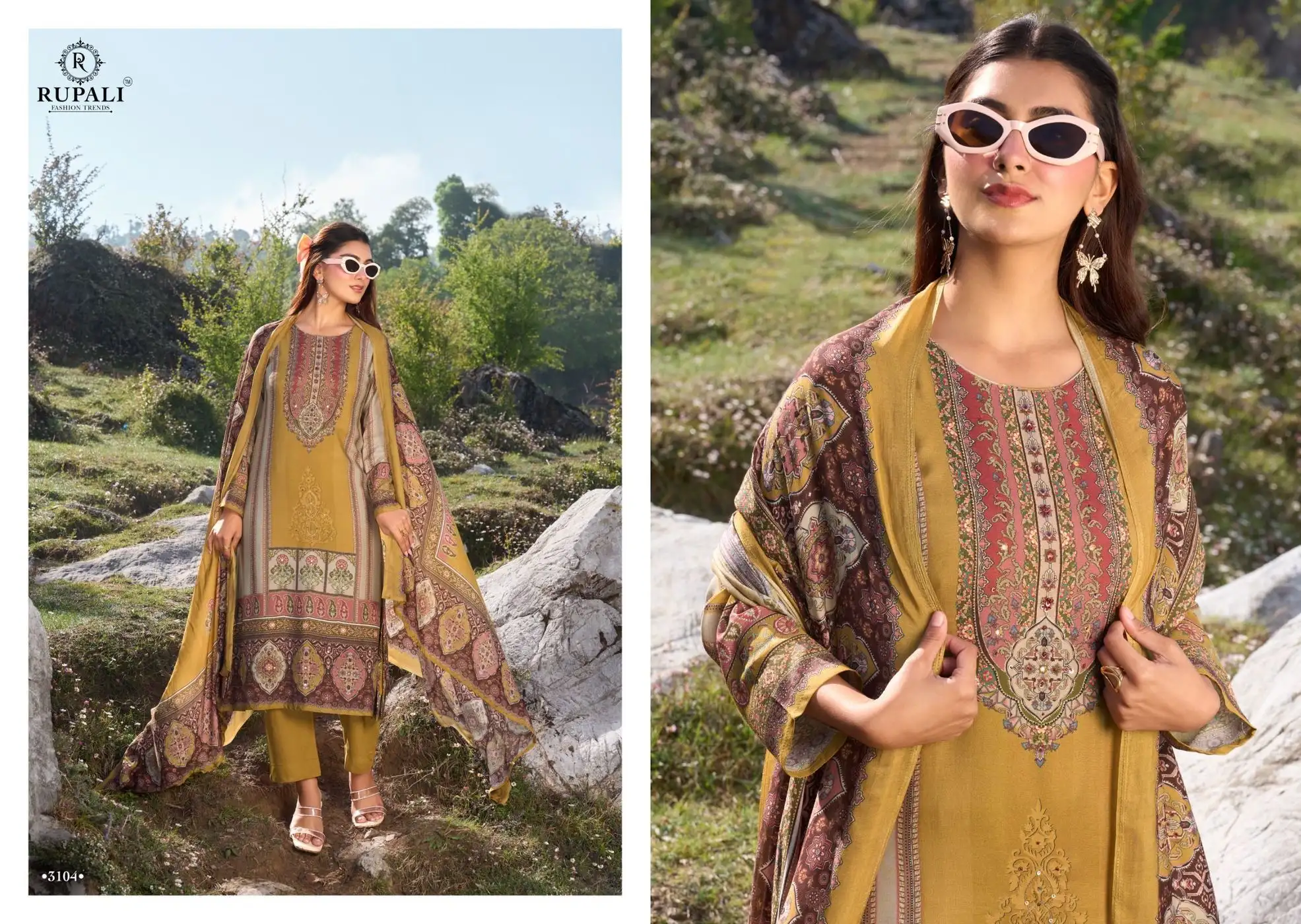 Rupali- Saaz Dash(Rs.1395 per piece:total 4 piece) 5