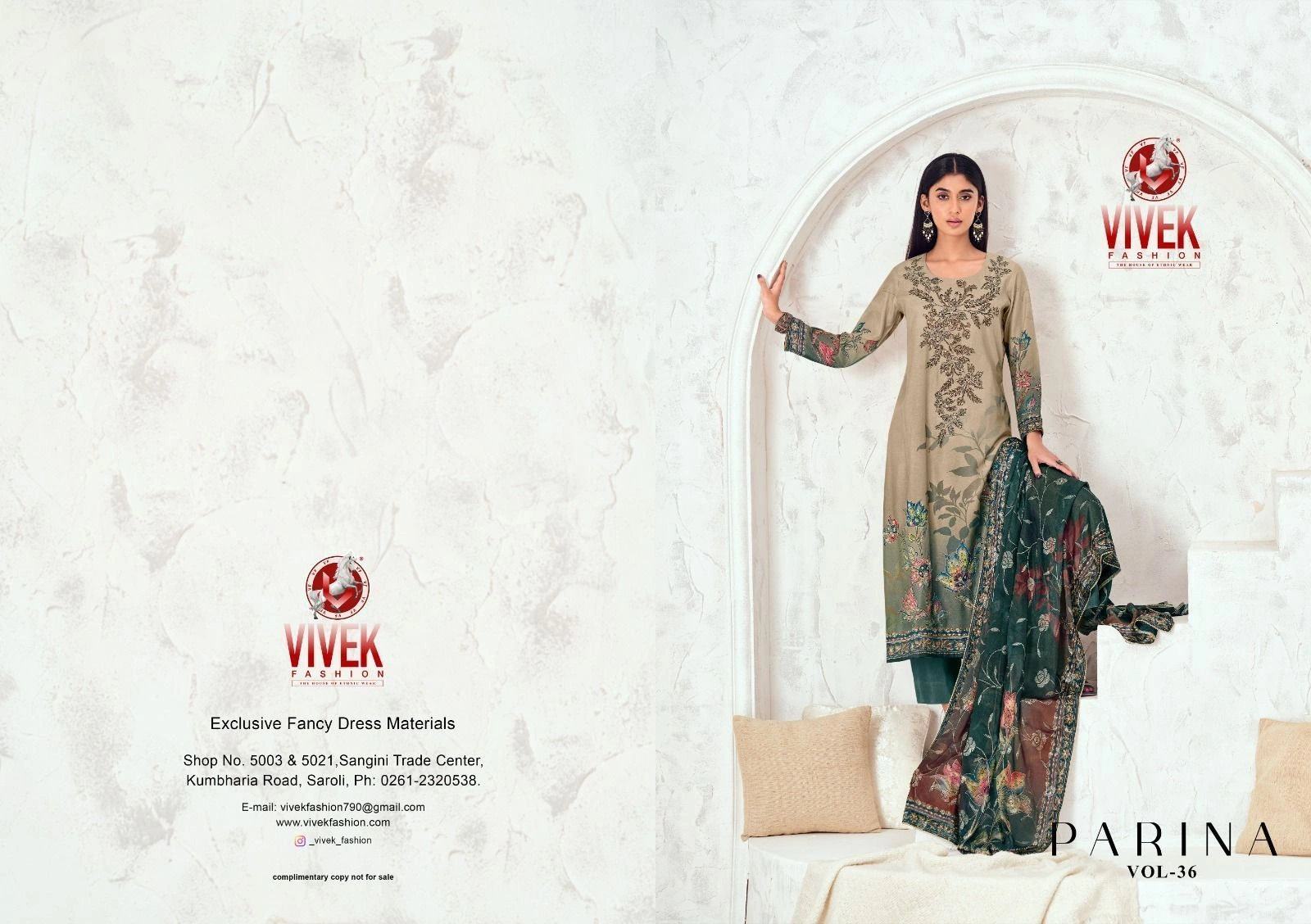 Vivek-Parina 36(Rs.2350 per piece:total 4 piece) 9