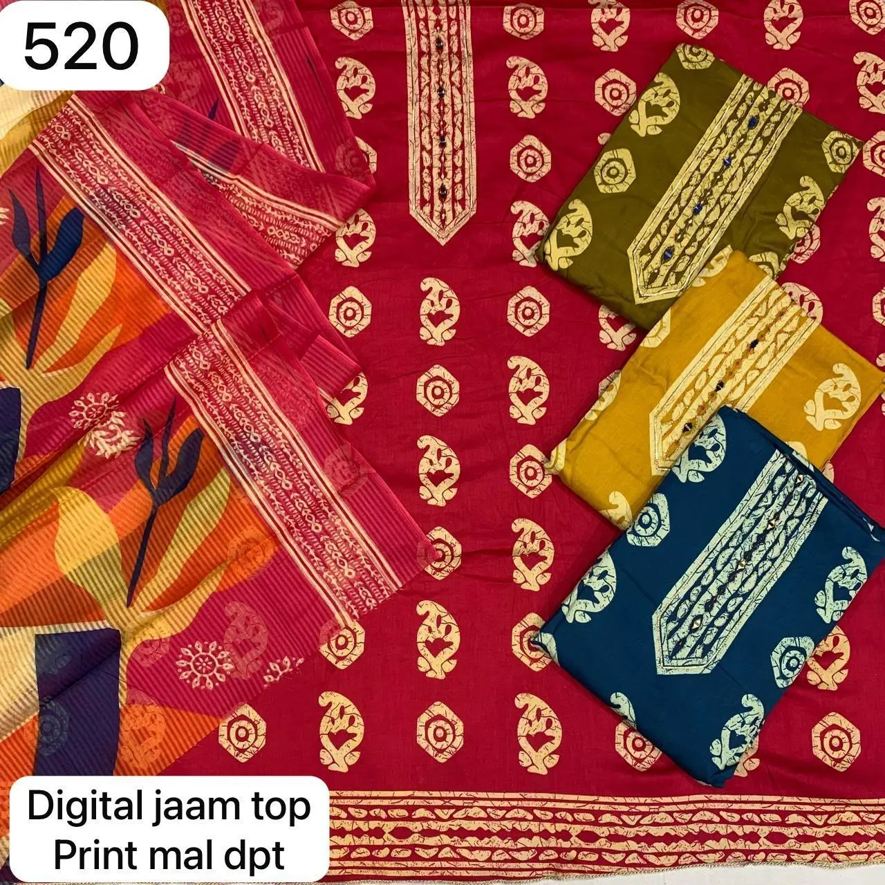 Digital jaam top
Print mal dpt(Rs.520 per piece:total 4 piece)