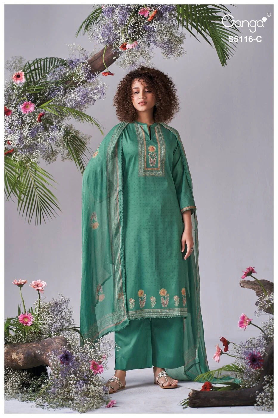 Ganga-Elisia S5116(Rs.1705 per piece: total 4 piece) 4
