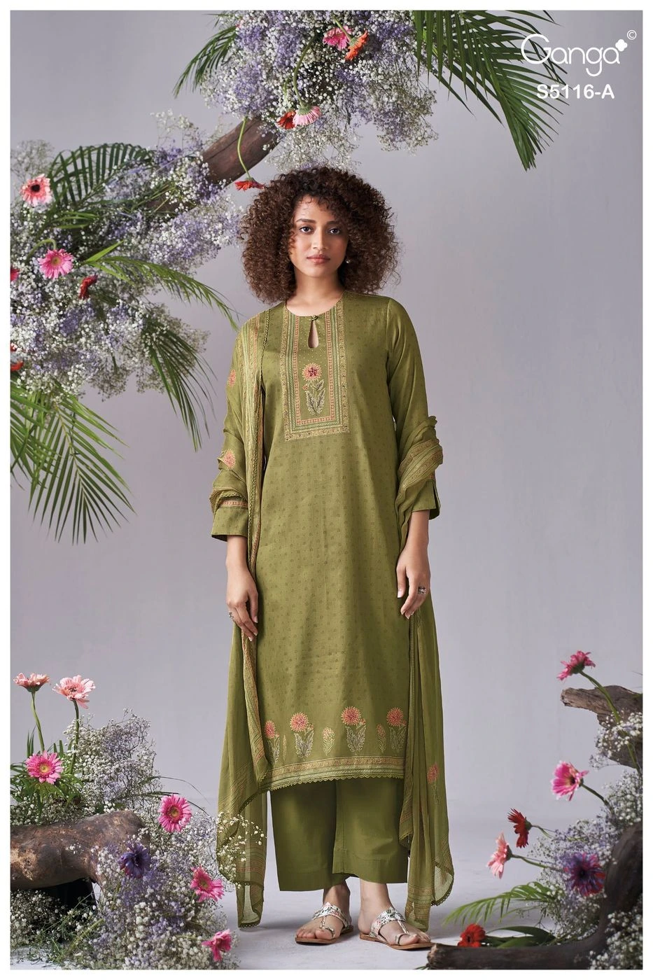 Ganga-Elisia S5116(Rs.1705 per piece: total 4 piece) 9