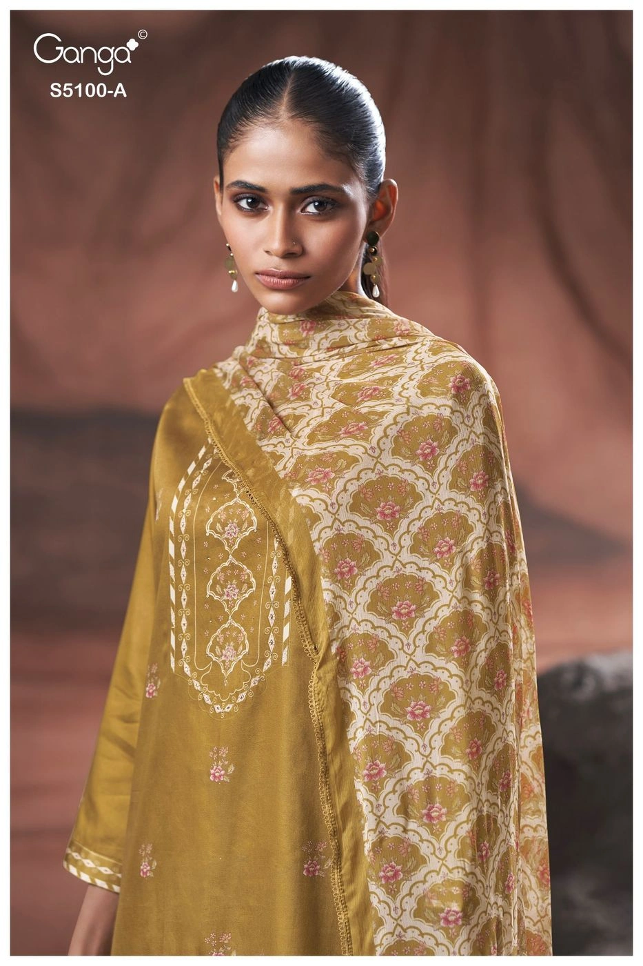 Ganga - Sharvari S5100(Rs.1760 per piece:total 4 piece) 1