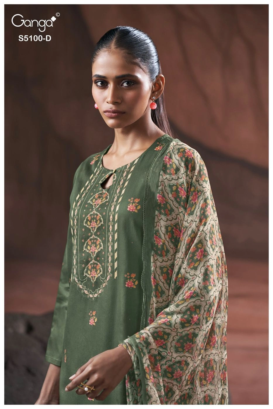 Ganga - Sharvari S5100(Rs.1760 per piece:total 4 piece) 3