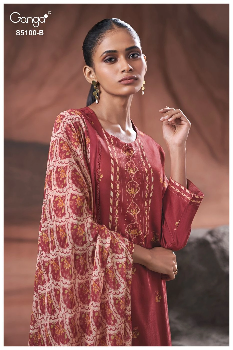 Ganga - Sharvari S5100(Rs.1760 per piece:total 4 piece) 7