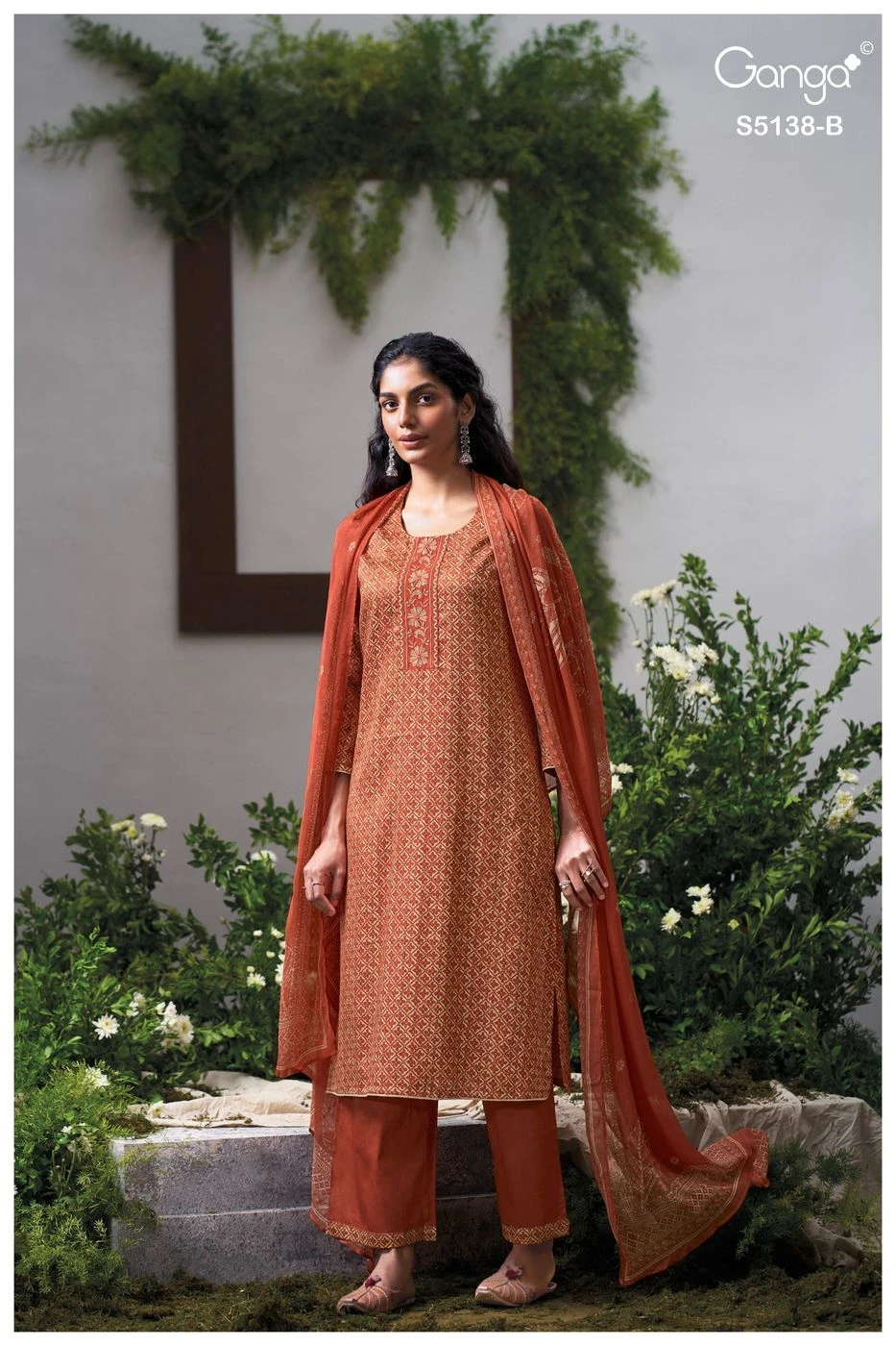 Ganga-Elnaaz S5138(Rs.1390 per piece: total 4 piece) 1