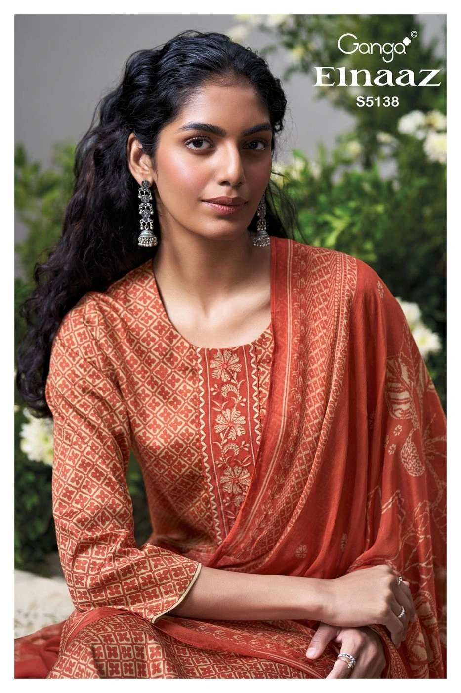 Ganga-Elnaaz S5138(Rs.1390 per piece: total 4 piece) 5