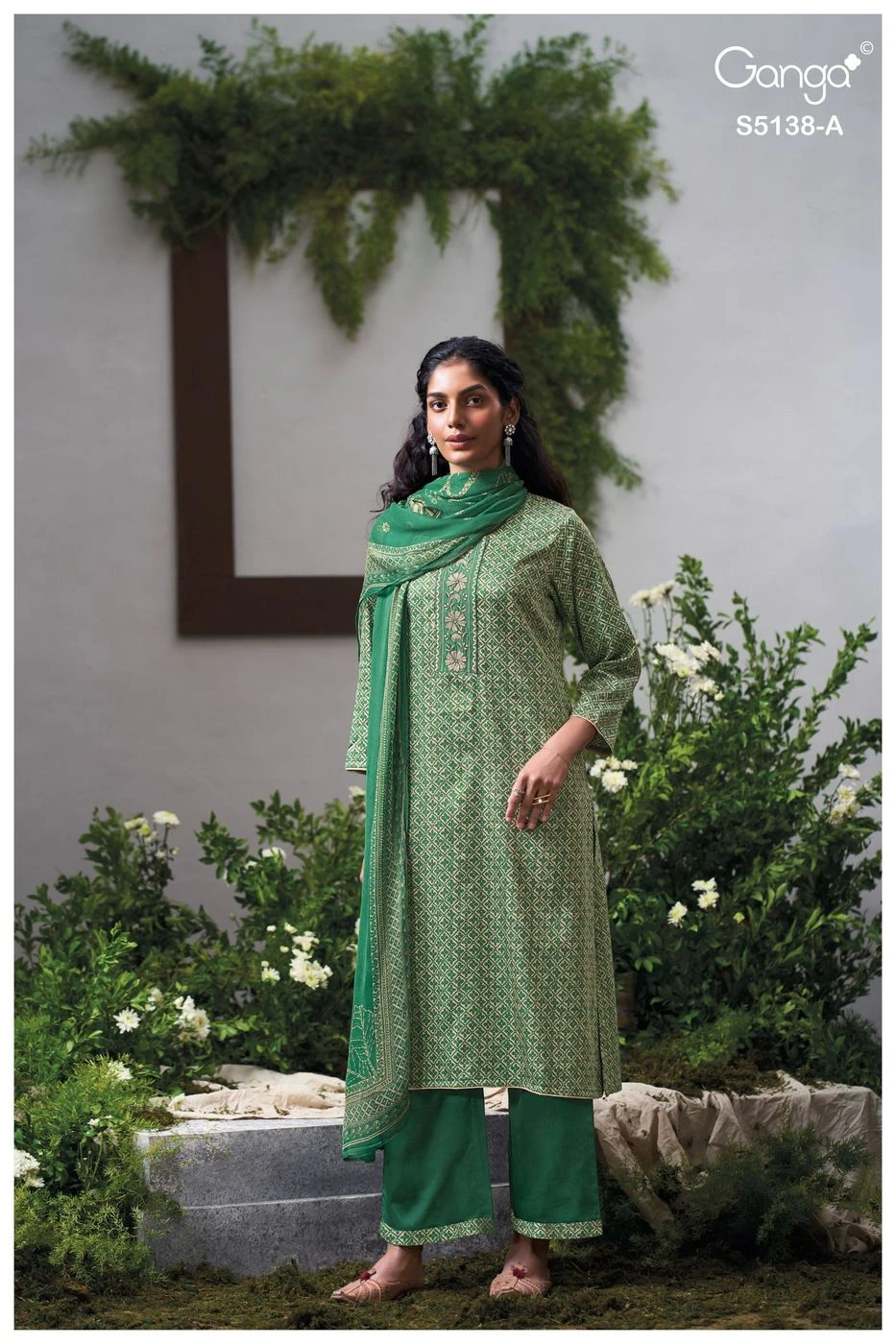 Ganga-Elnaaz S5138(Rs.1390 per piece: total 4 piece) 6