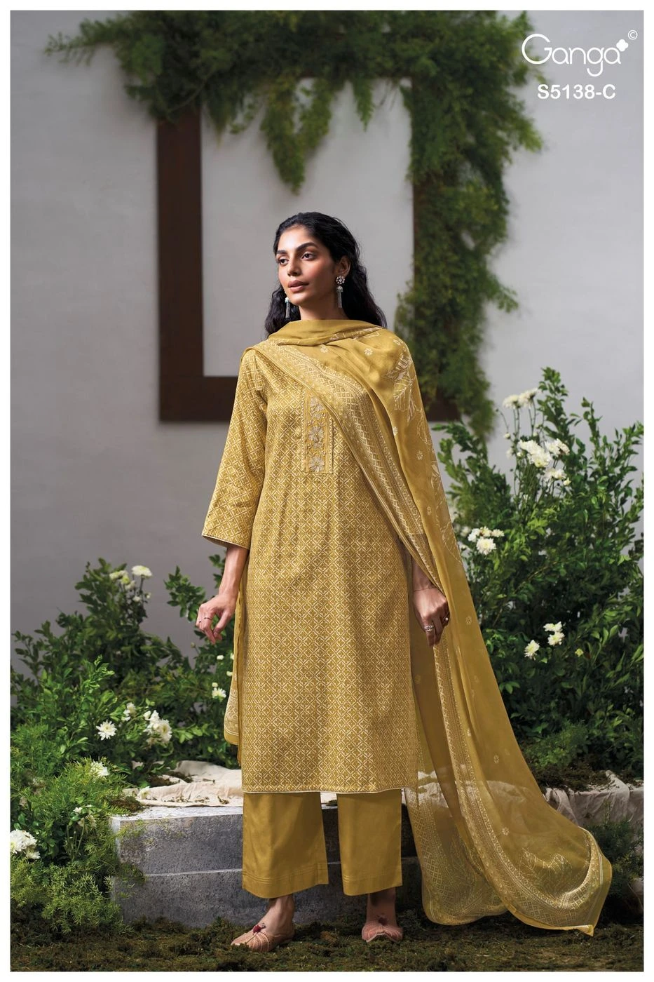 Ganga-Elnaaz S5138(Rs.1390 per piece: total 4 piece) 8