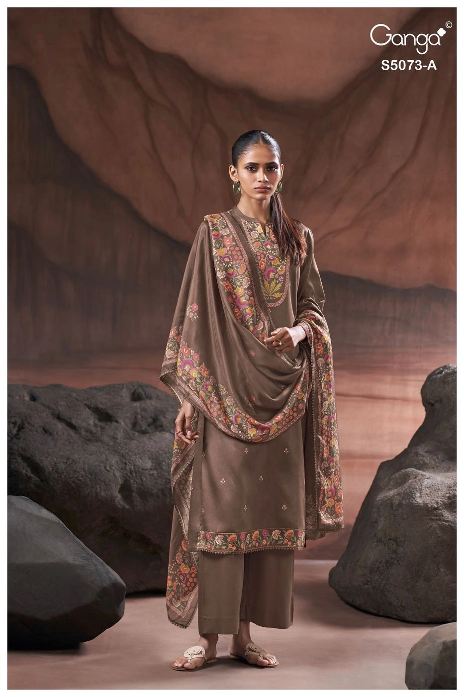 Ganga – Savela S5073(Rs.1760 per piece: total 4 piece) 4