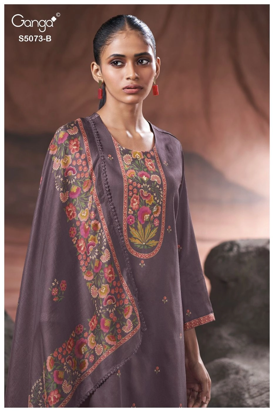 Ganga – Savela S5073(Rs.1760 per piece: total 4 piece) 5