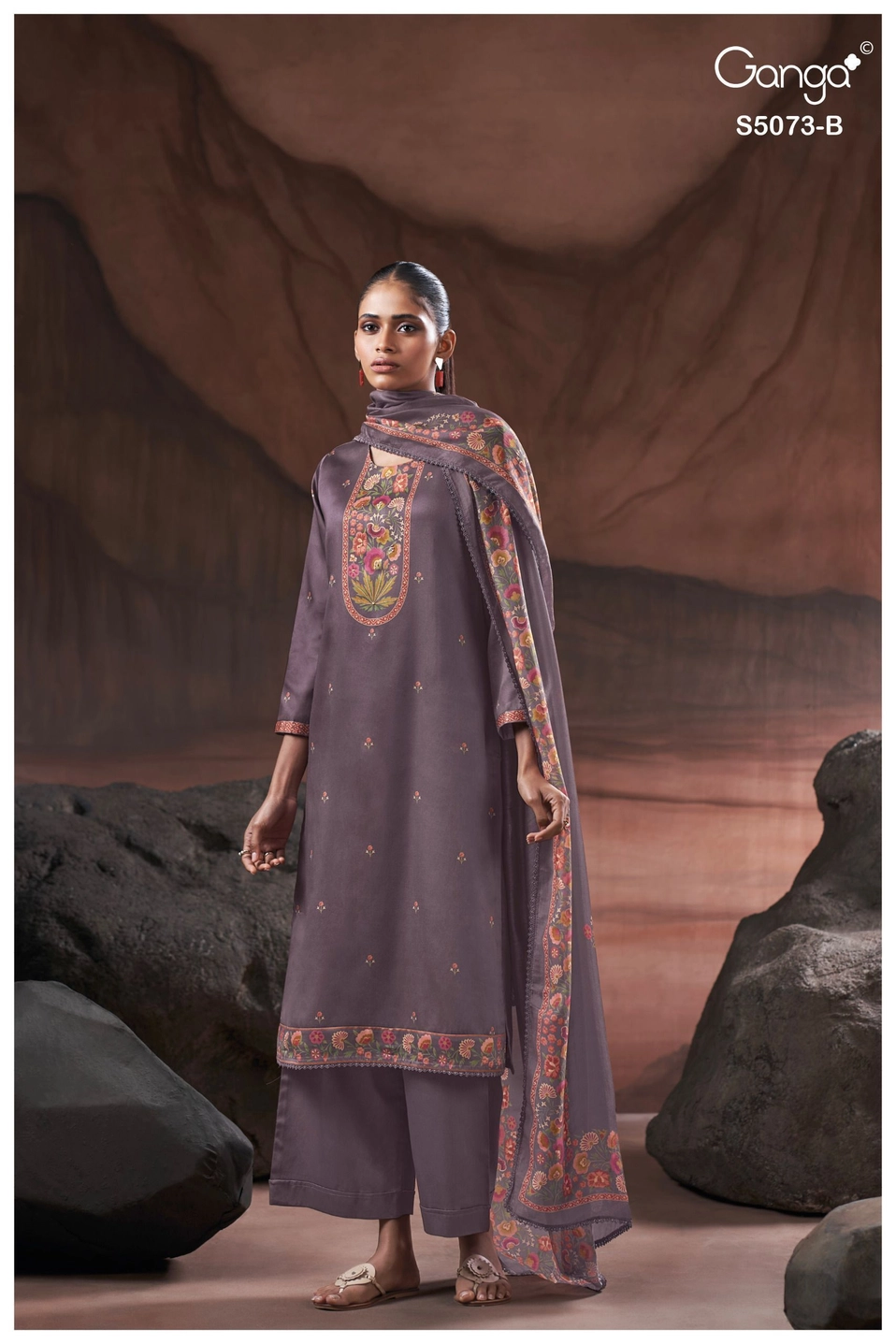 Ganga – Savela S5073(Rs.1760 per piece: total 4 piece) 6