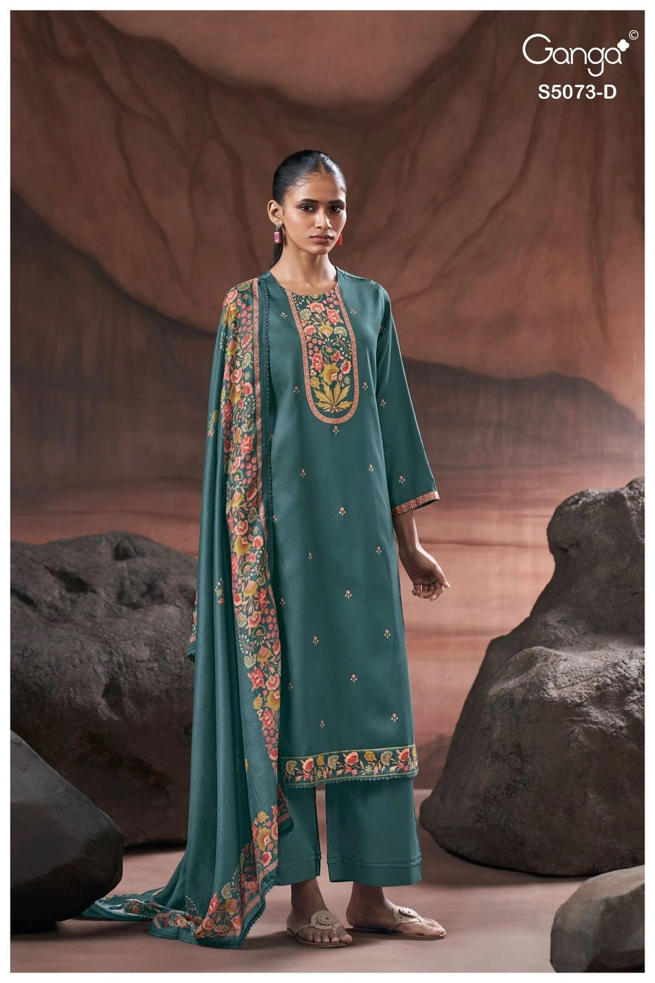 Ganga – Savela S5073(Rs.1760 per piece: total 4 piece) 8
