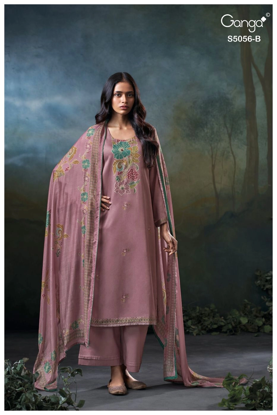 Ganga – Ezria S5056(Rs.1760 per piece: total 4 piece) 5