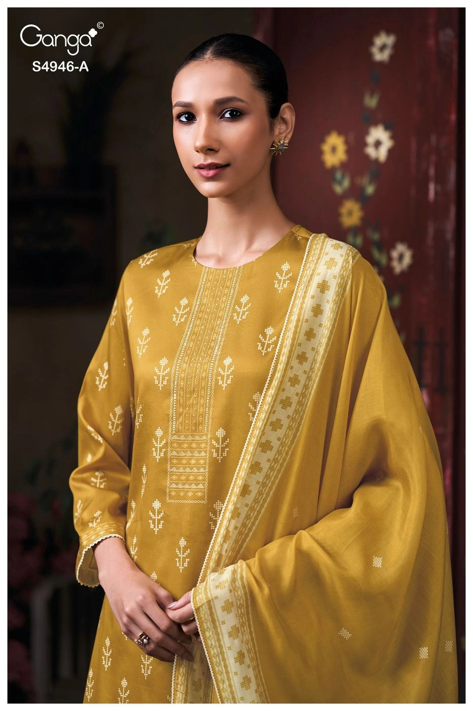 Ganga – Kairisha S4946(Rs.1760 per piece: total 4 piece) 3