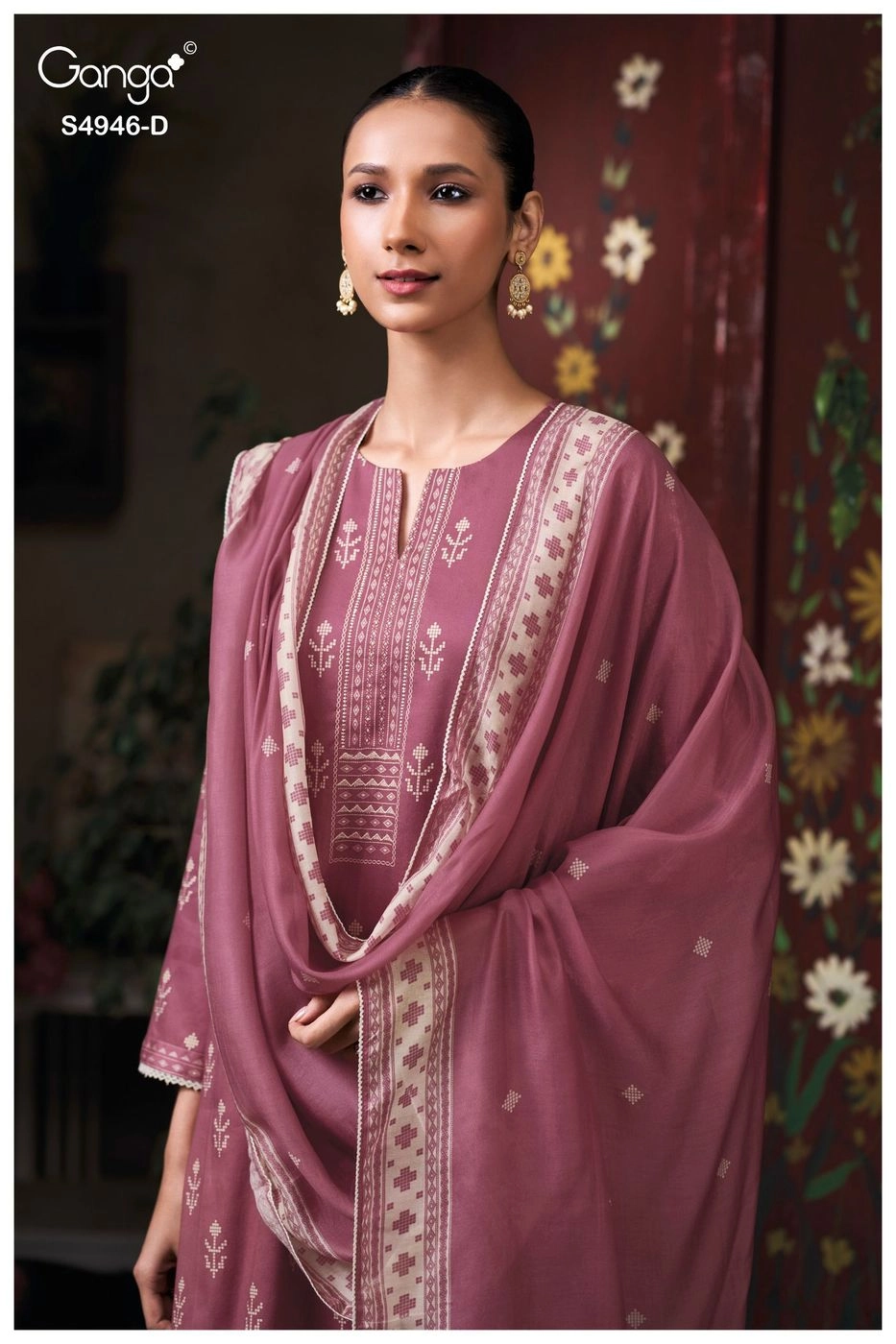 Ganga – Kairisha S4946(Rs.1760 per piece: total 4 piece) 5