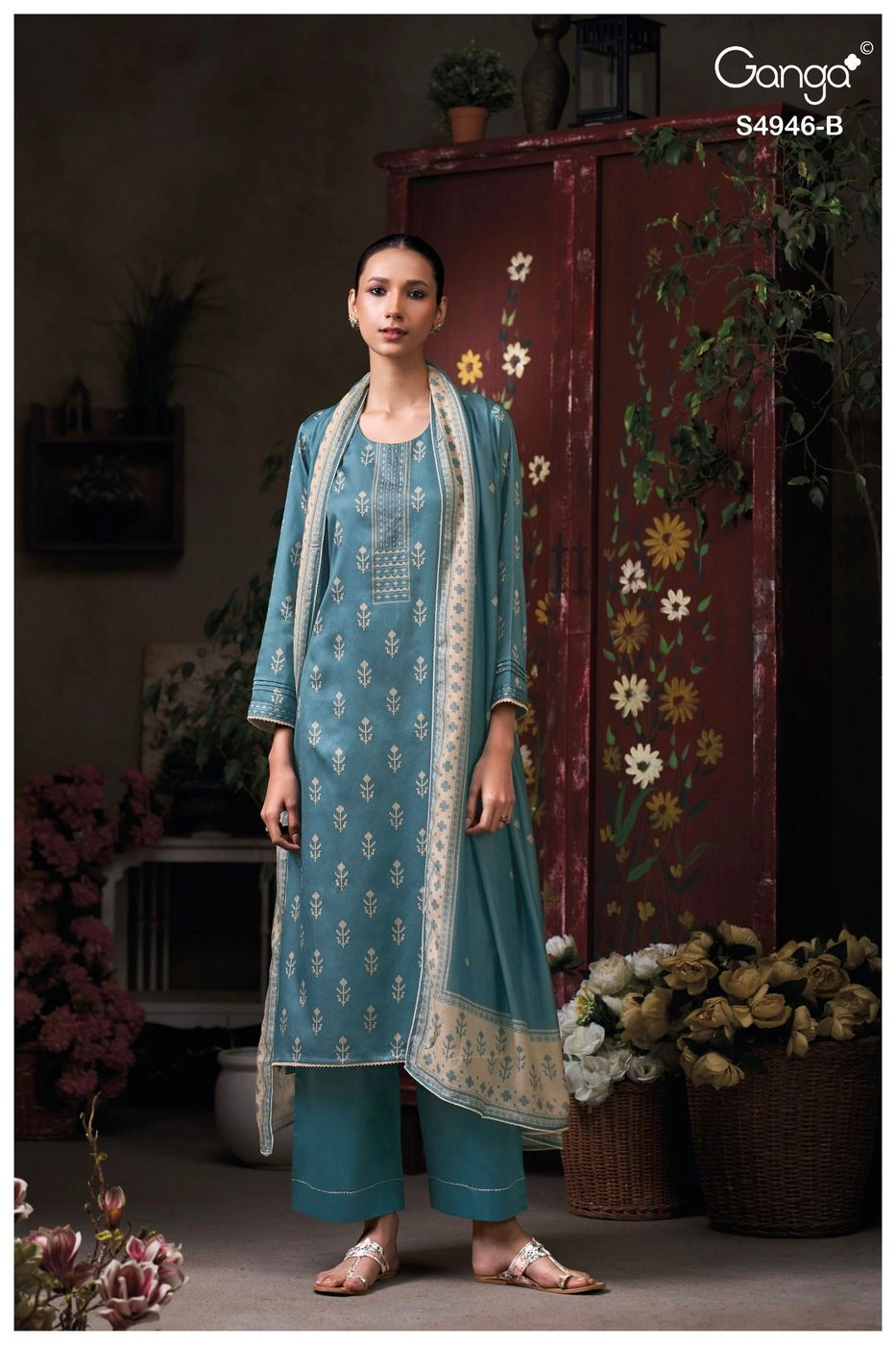 Ganga – Kairisha S4946(Rs.1760 per piece: total 4 piece) 8