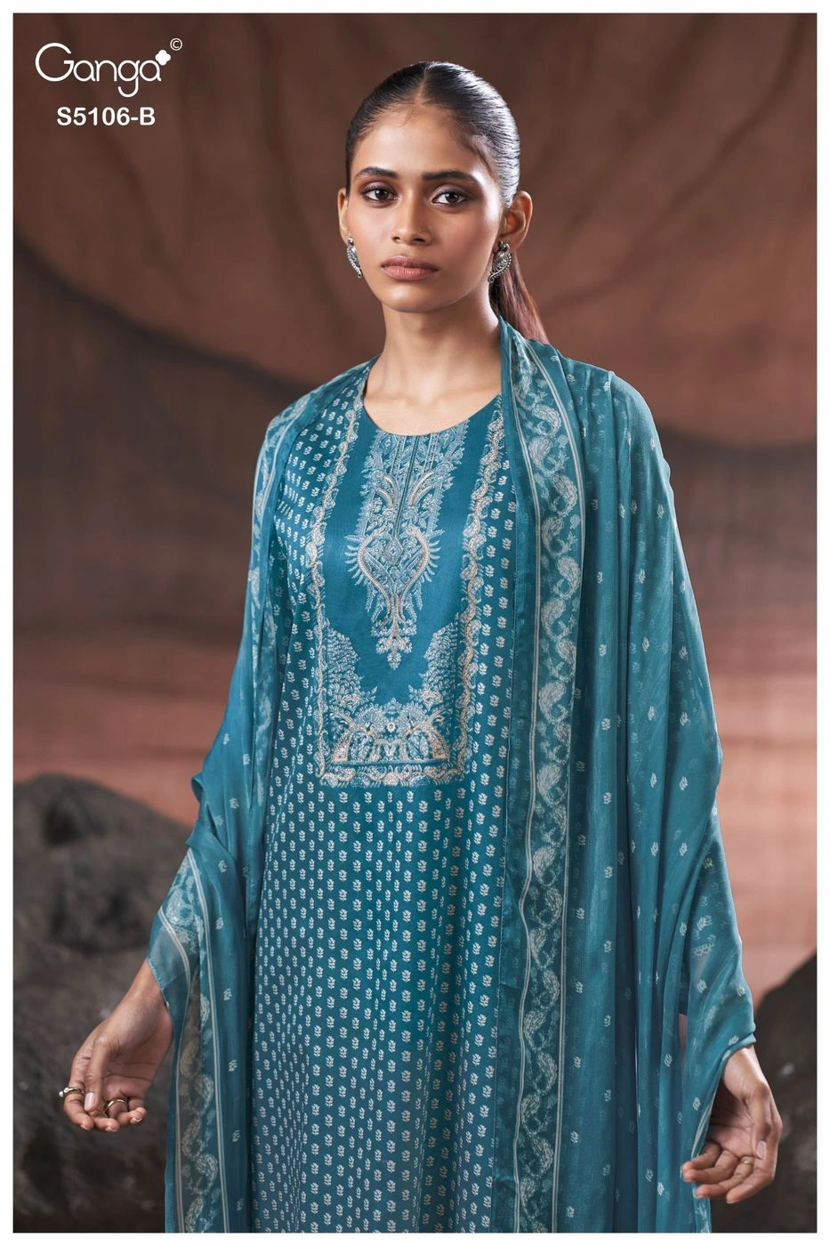 Ganga – Izzie S5106(Rs.1675 per piece: total 4 piece) 1