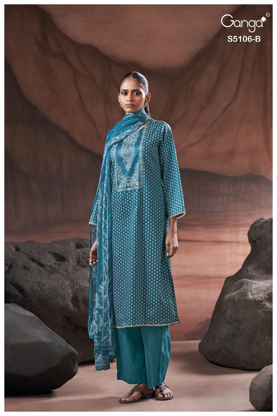 Ganga – Izzie S5106(Rs.1675 per piece: total 4 piece) 2
