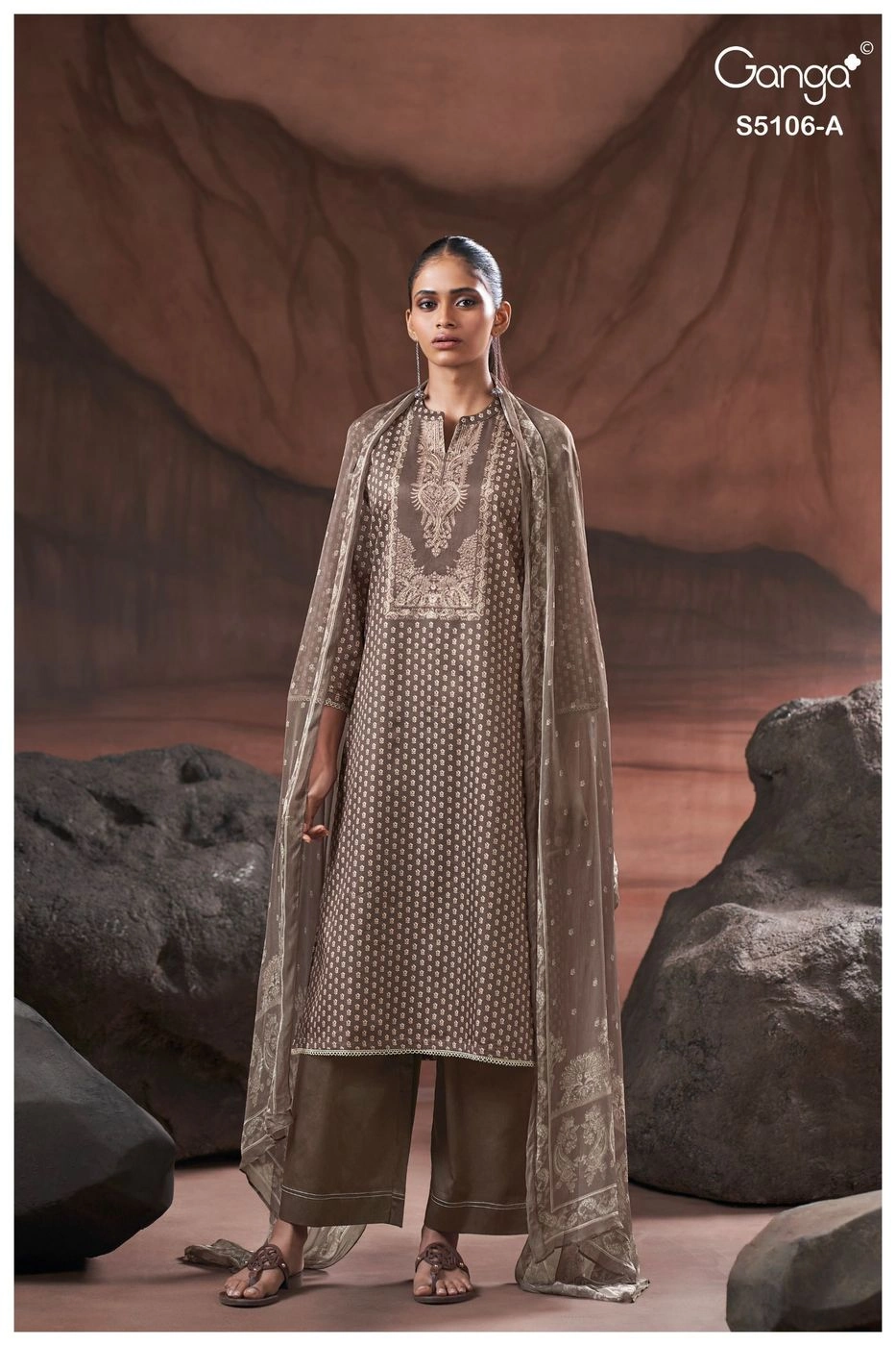 Ganga – Izzie S5106(Rs.1675 per piece: total 4 piece) 4