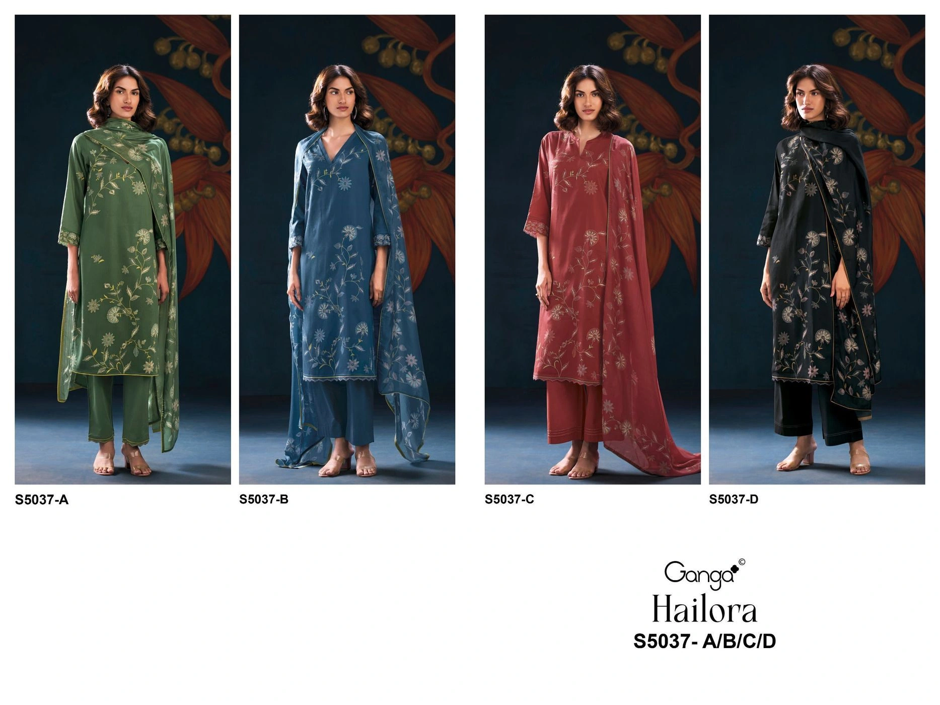 Ganga – Hailora S5037(Rs.1760 per piece:total 4 piece) 10