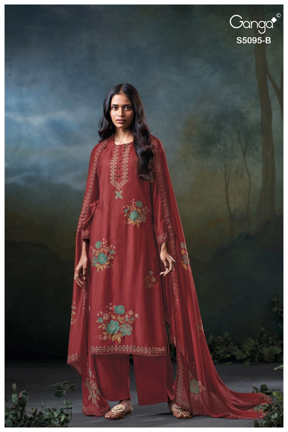 Ganga – Hridisha S5095(Rs.2230 per piece: total 2 piece 2