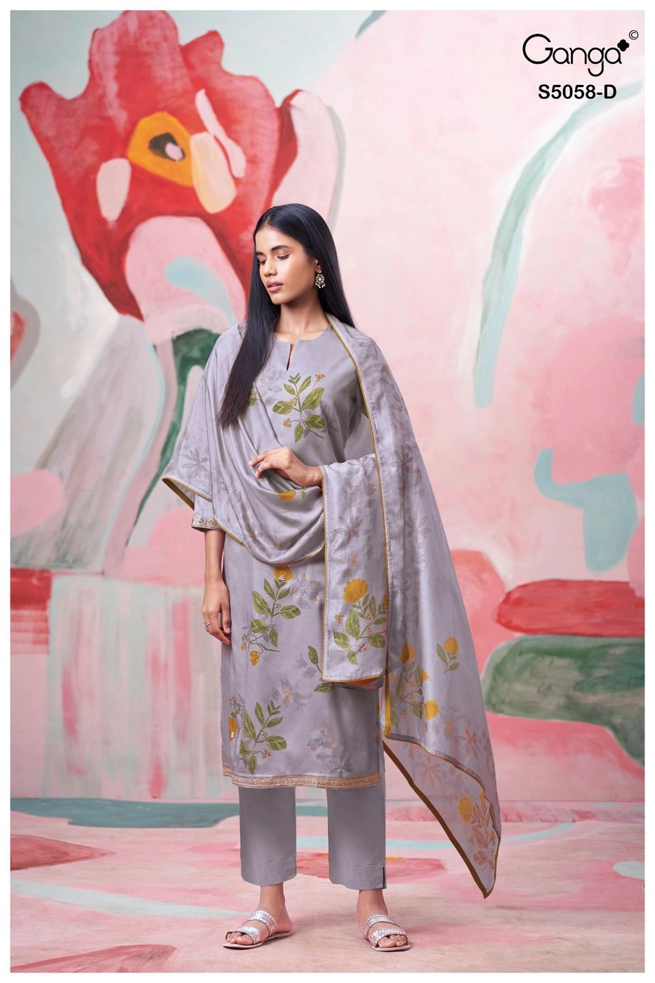 Ganga – Elysia S5058(Rs.1760 per piece: total 4 piece) 2