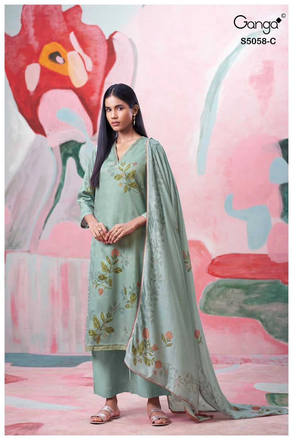 Ganga – Elysia S5058(Rs.1760 per piece: total 4 piece) 6
