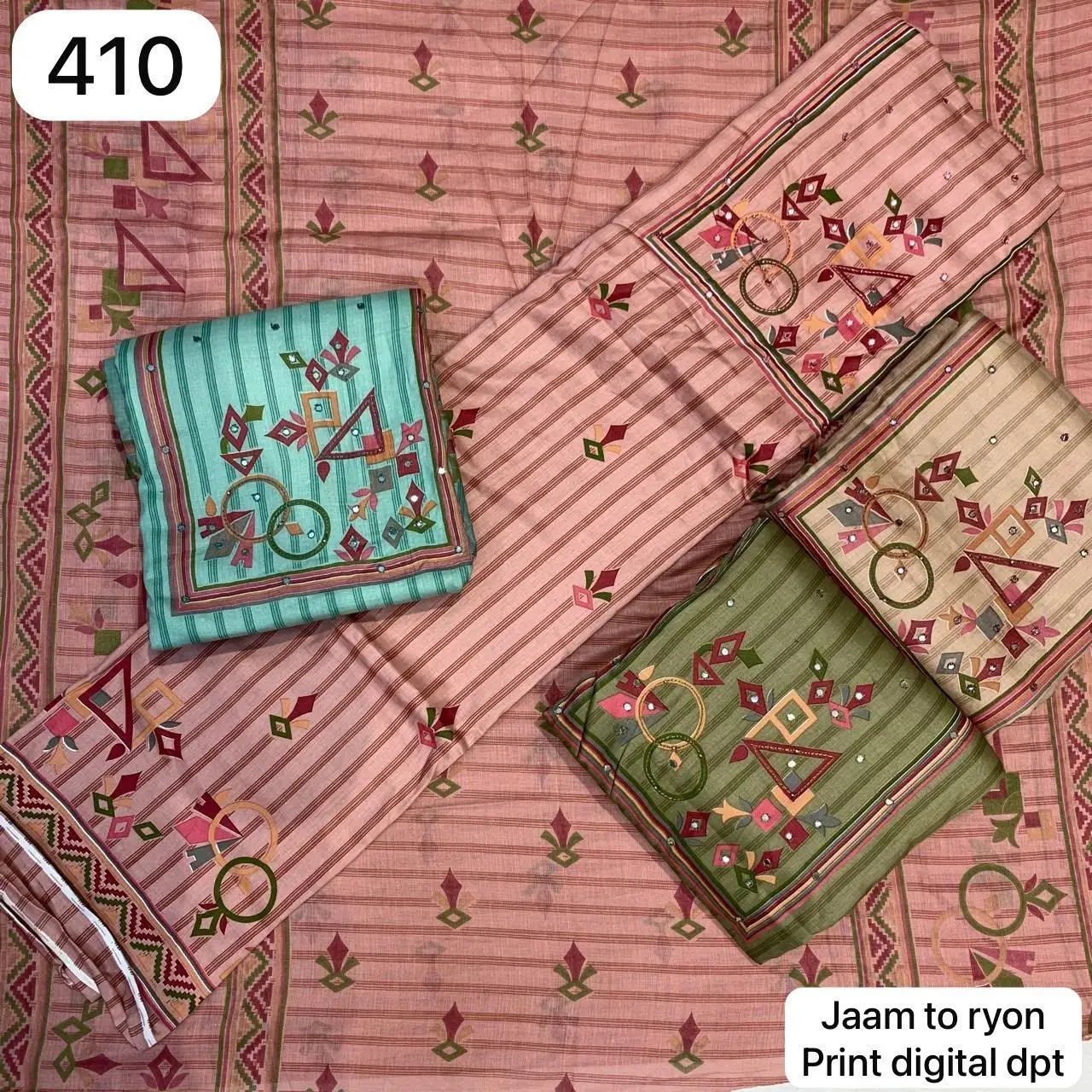 Jaam to ryon
Print digital dpt(Rs.410 per piece: total 4 piece)