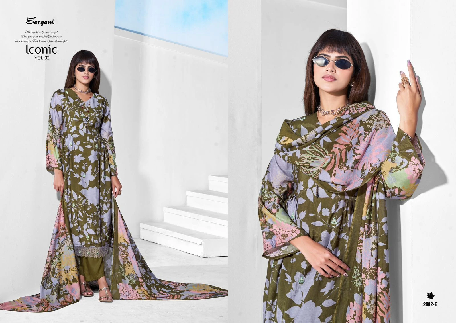 SARGAM PRINTS-ICONIC VOL-2(Rs.1375 per piece: total 6 piece) 4